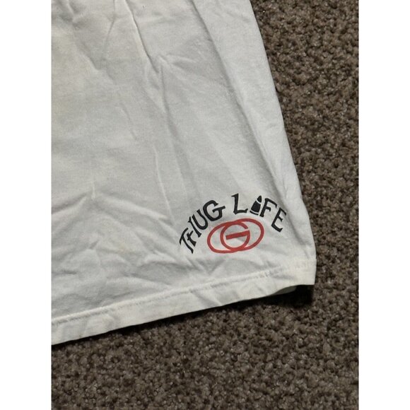 Vintage 2pac Thug Life T-Shirt Y2K Mens XL - Picture 3 of 3